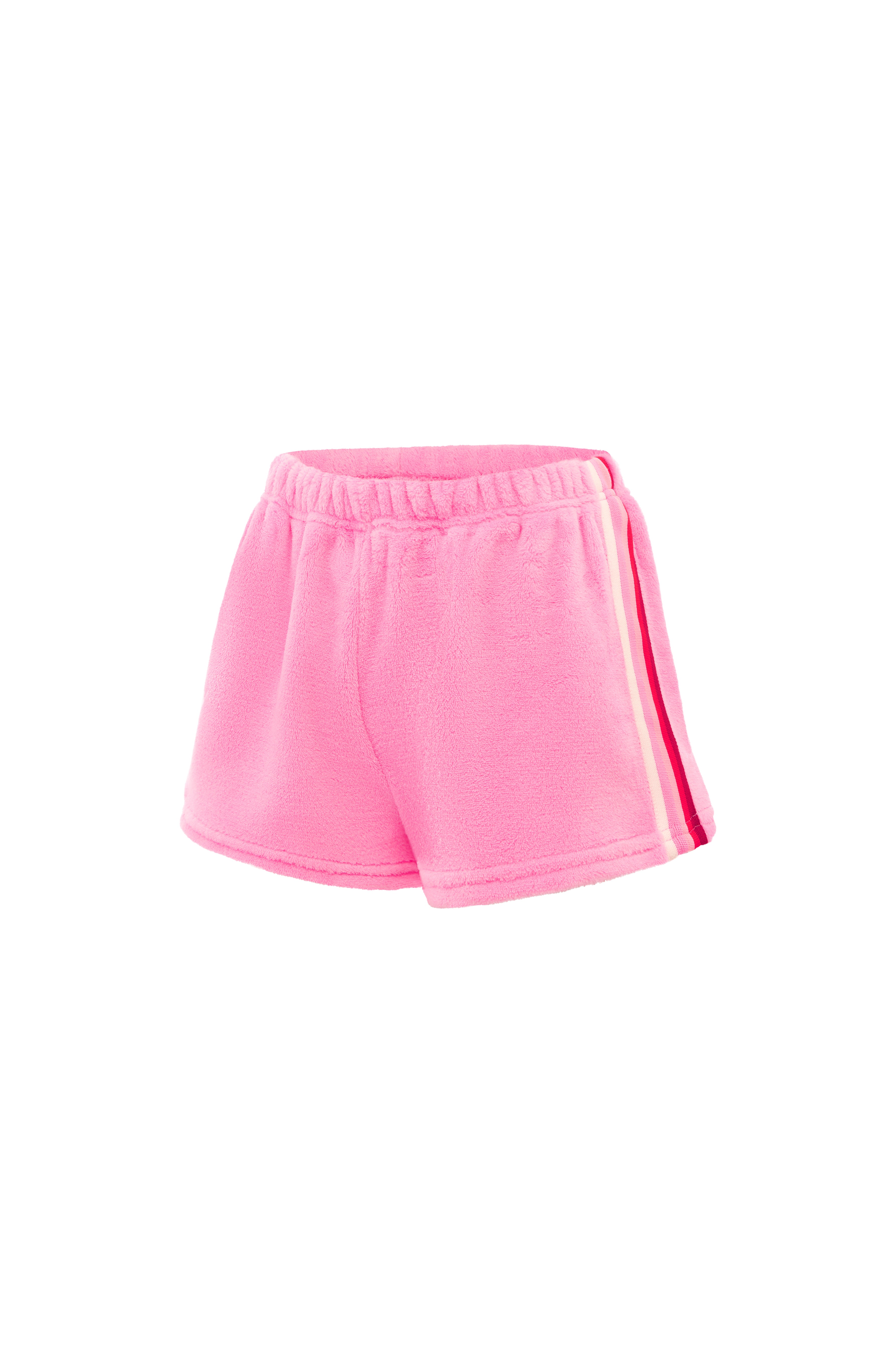 Pink sweatpant shorts online