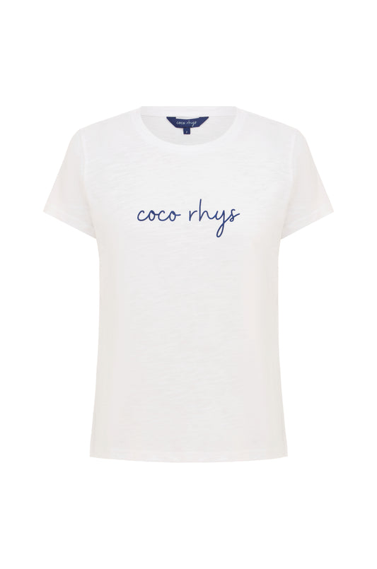 Coco Rhys 100% cotton logo t-shirt